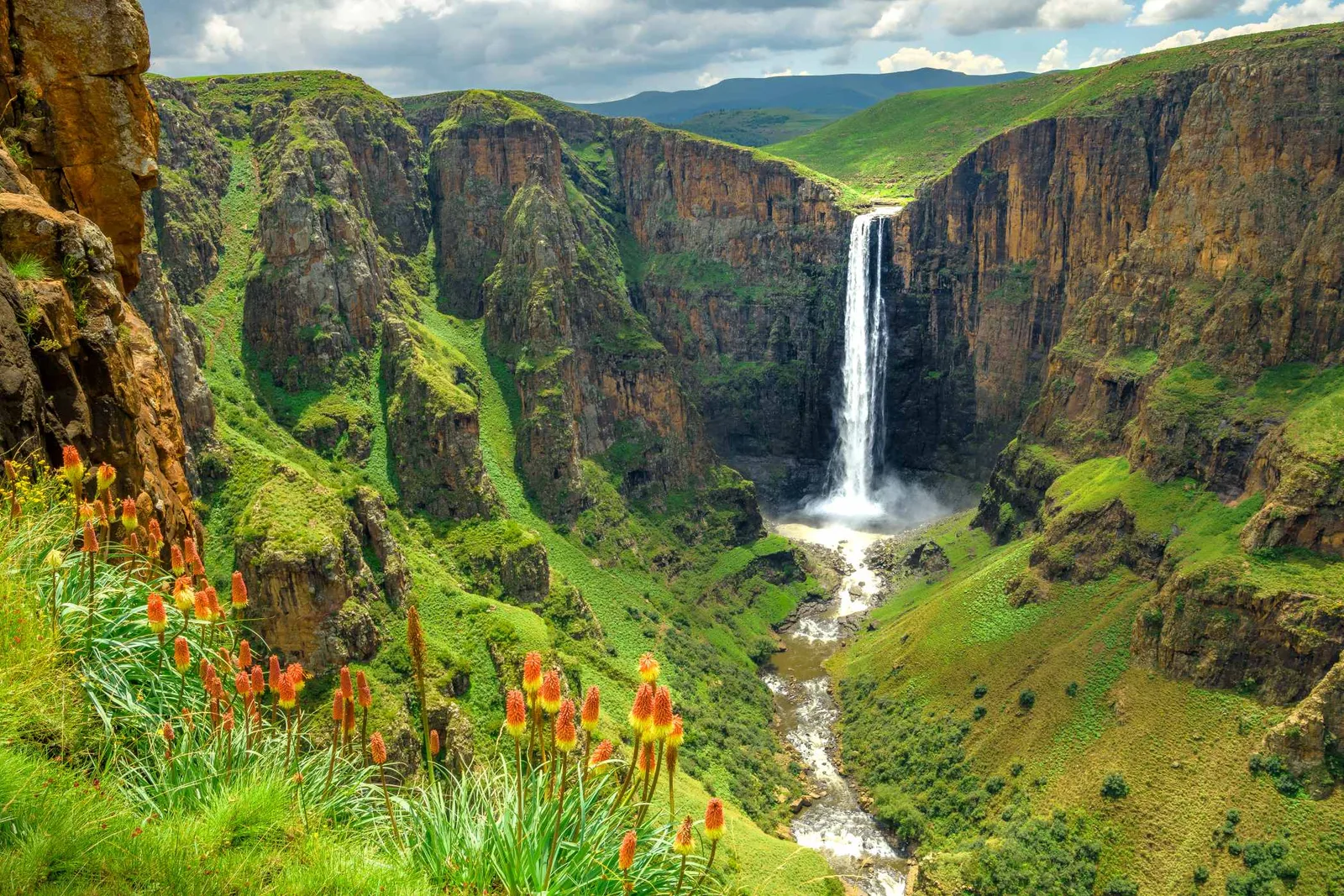 Maletsunyane Falls in Lesotho