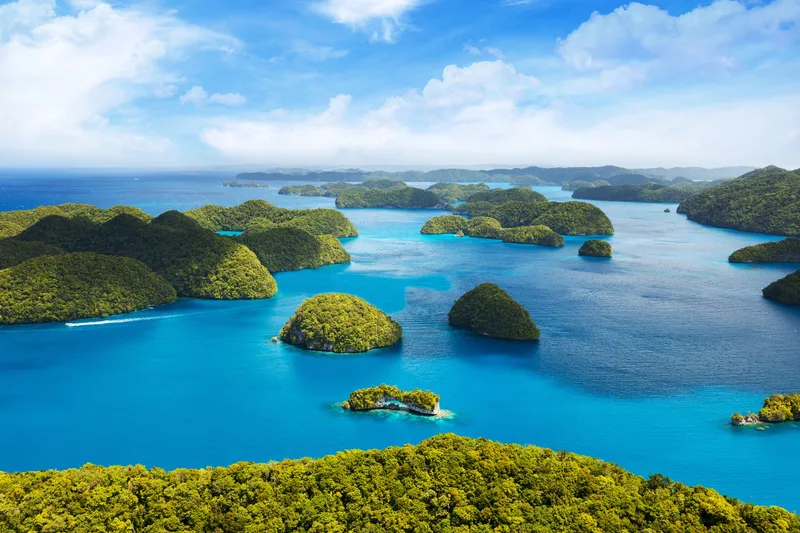 view of Palau islands